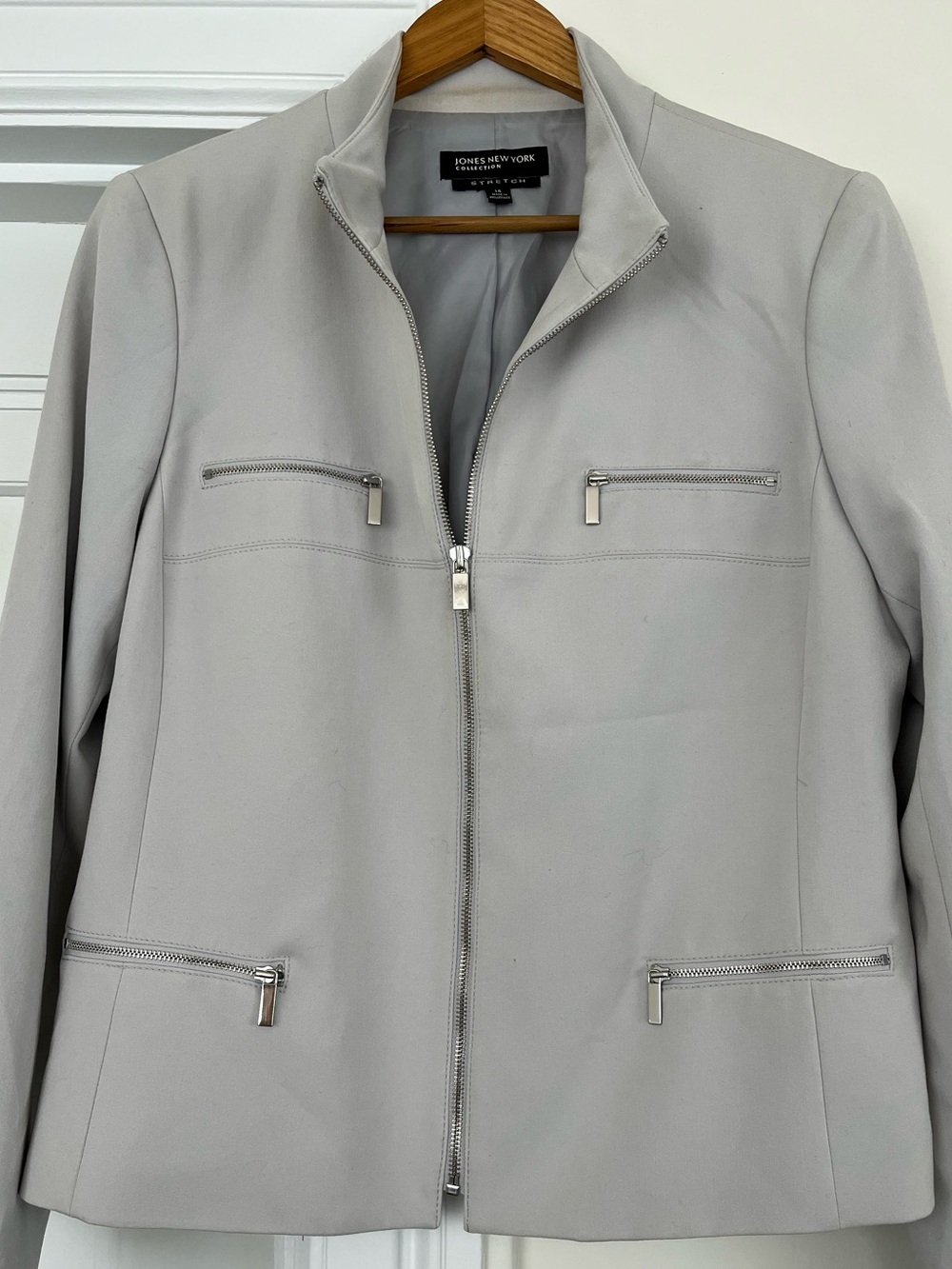 Jones New York Collection | STRETCH Zipper Blazer